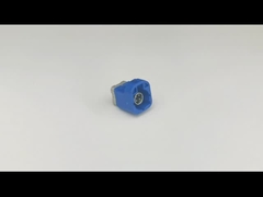 Otomotiv için Mavi Renkli FAKRA HSD Konnektör Adaptörü PCB Montaj Düz 4 Kontak Pimi