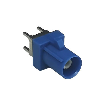 FAKRA C Connector PCB Mount Straight RF Coaxial Connector For GPS Telematics