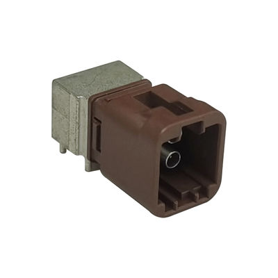 Quad Mini Fakra Connector HFM 4pin Right Angle Type Connector PCB/Panel Mount