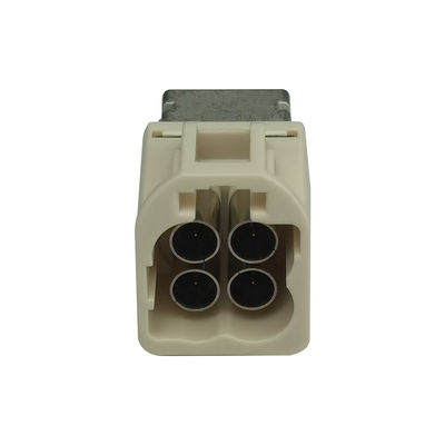 Right Angle Modular Housings for Mini Fakra with Quad Design PCB Connectors