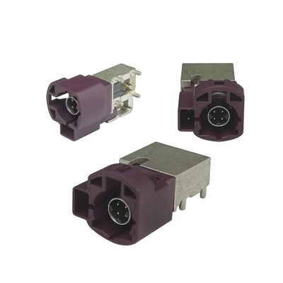 Automotive FAKRA HSD LVDS Connector 4+2Pin PCB Mount For LVDS Camera