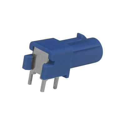RF Coaxial FAKRA Connector PCB Mount Right Angle Type For Automotive
