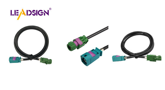 HSD Cable with Straight E to Z Code 4Pin Connectors for Automotive Systems